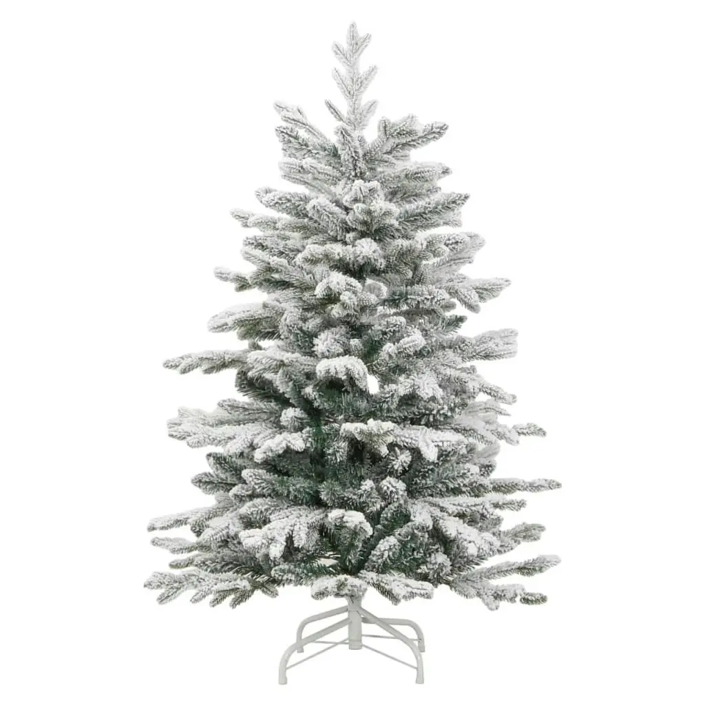 Artificial Hinged Christmas Tree with Flocked Snow 120 cm 358384