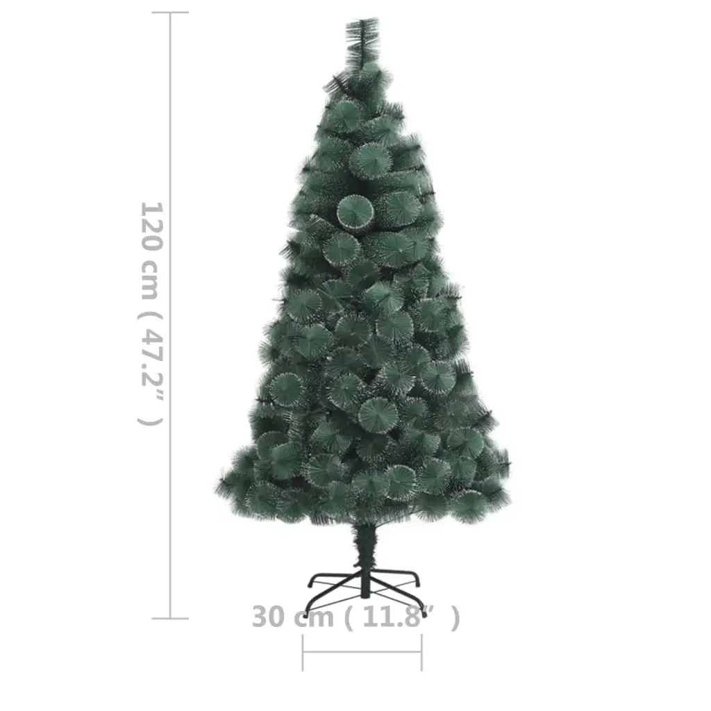 Artificial Pre-lit Christmas Tree Green 120 cm PVC&PE 3077778