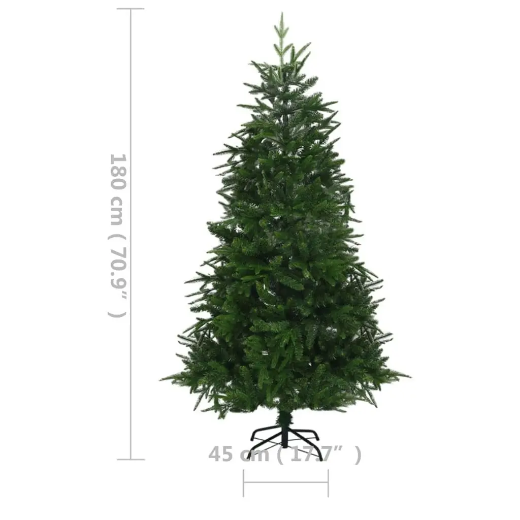 Artificial Pre-lit Christmas Tree Green 180 cm PVC&PE 3077780