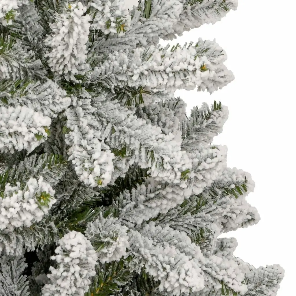 Artificial Hinged Christmas Tree with Flocked Snow 180 cm 357793