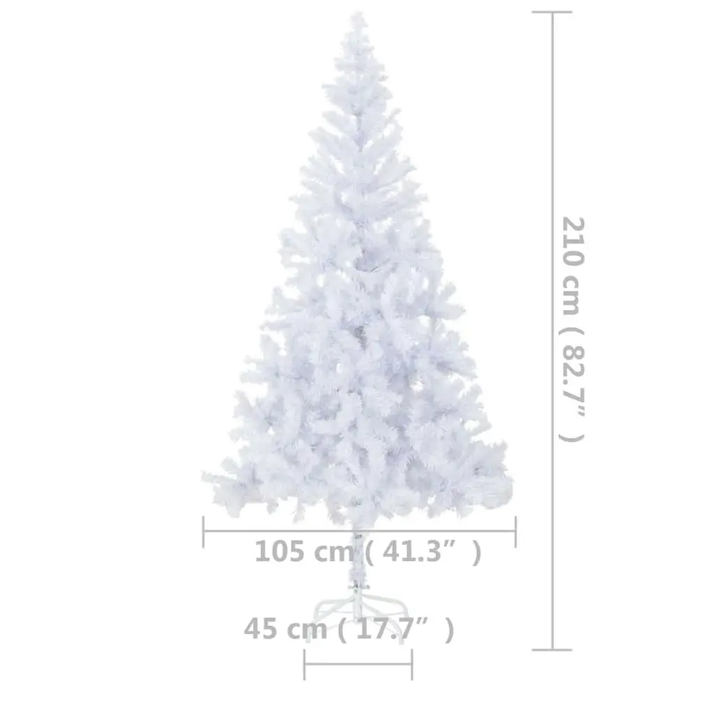 Artificial Pre-lit Christmas Tree 210 cm 910 Branches 3077409