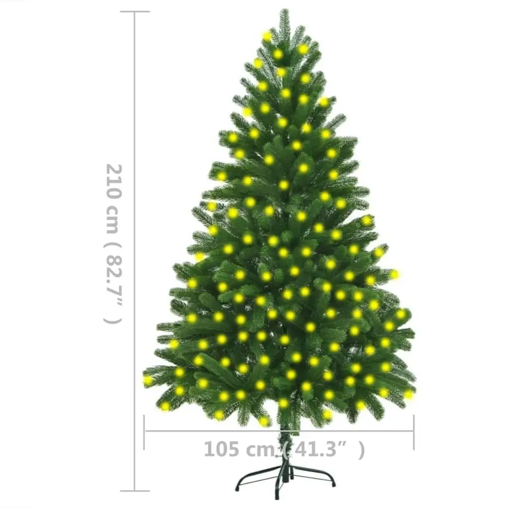 Artificial Pre-lit Christmas Tree 210 cm Green 3077470