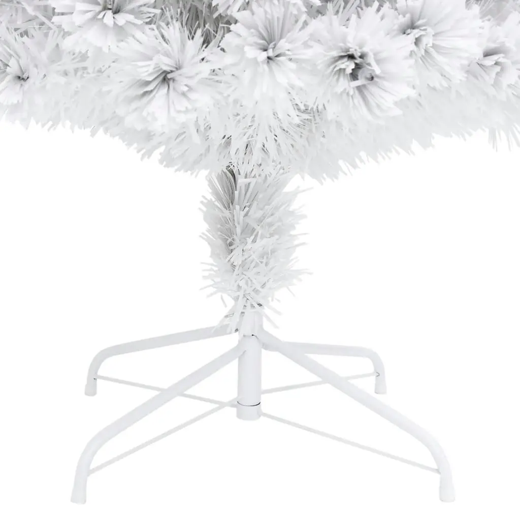 Artificial Pre-lit Christmas Tree White 120 cm Fibre Optic 329084