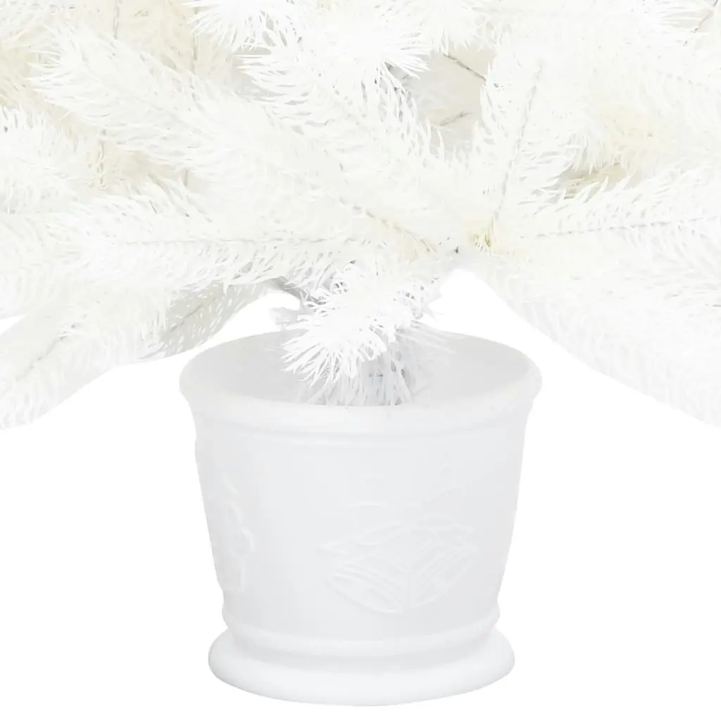 Artificial Pre-lit Christmas Tree White 90 cm 3077459