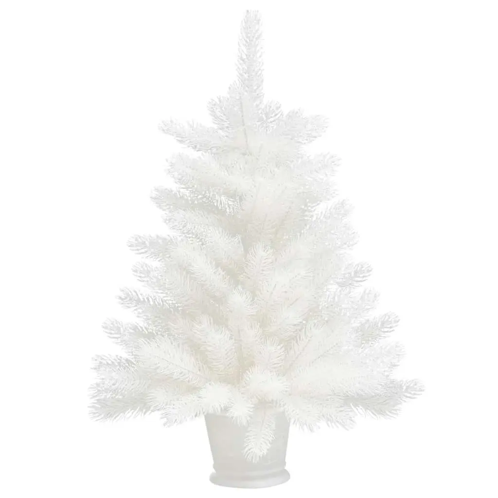 Artificial Pre-lit Christmas Tree White 65 cm 3077458