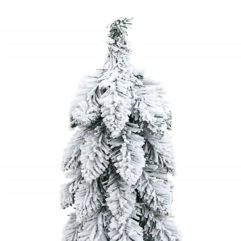 Artificial Pre-lit Christmas Tree with 45 LEDs and Flocked Snow 90 cm 357695