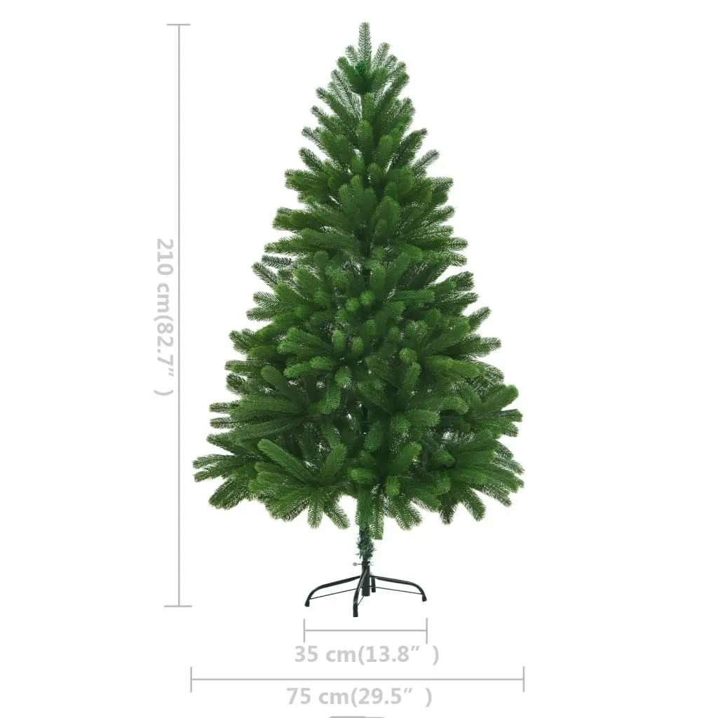 Artificial Pre-lit Christmas Tree with Ball Set 210 cm Green 3077642