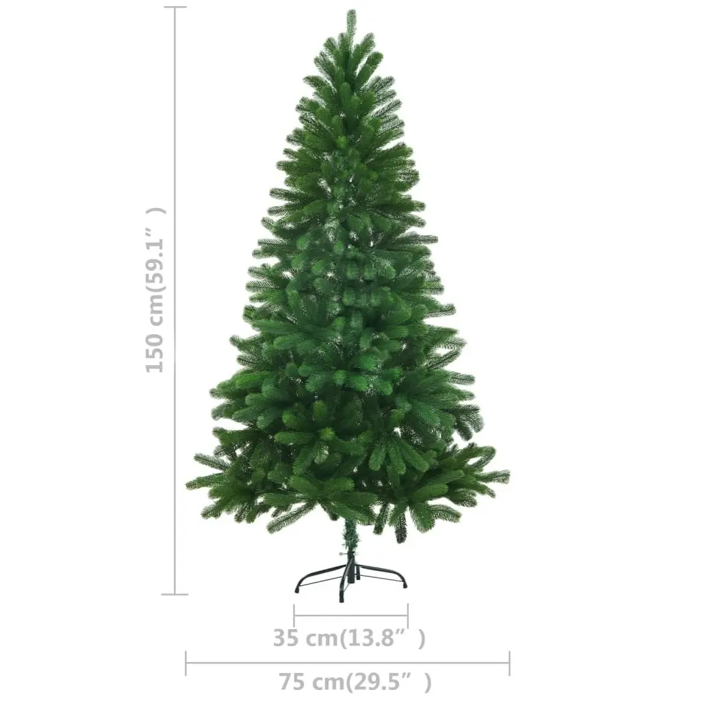 Artificial Pre-lit Christmas Tree with Ball Set 150 cm Green 3077726