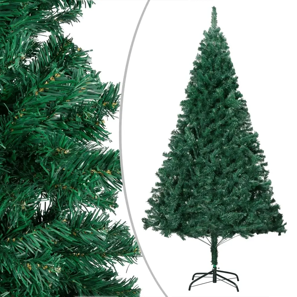 Artificial Pre-lit Christmas Tree with Ball Set Green 210 cm PVC 3077623