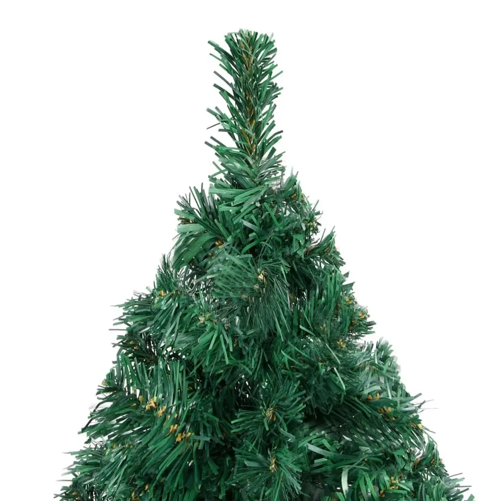 Artificial Pre-lit Christmas Tree with Ball Set Green 210 cm PVC 3077623