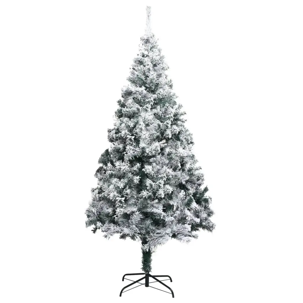 Artificial Pre-lit Christmas Tree with Ball Set Green 210 cm PVC 3077869