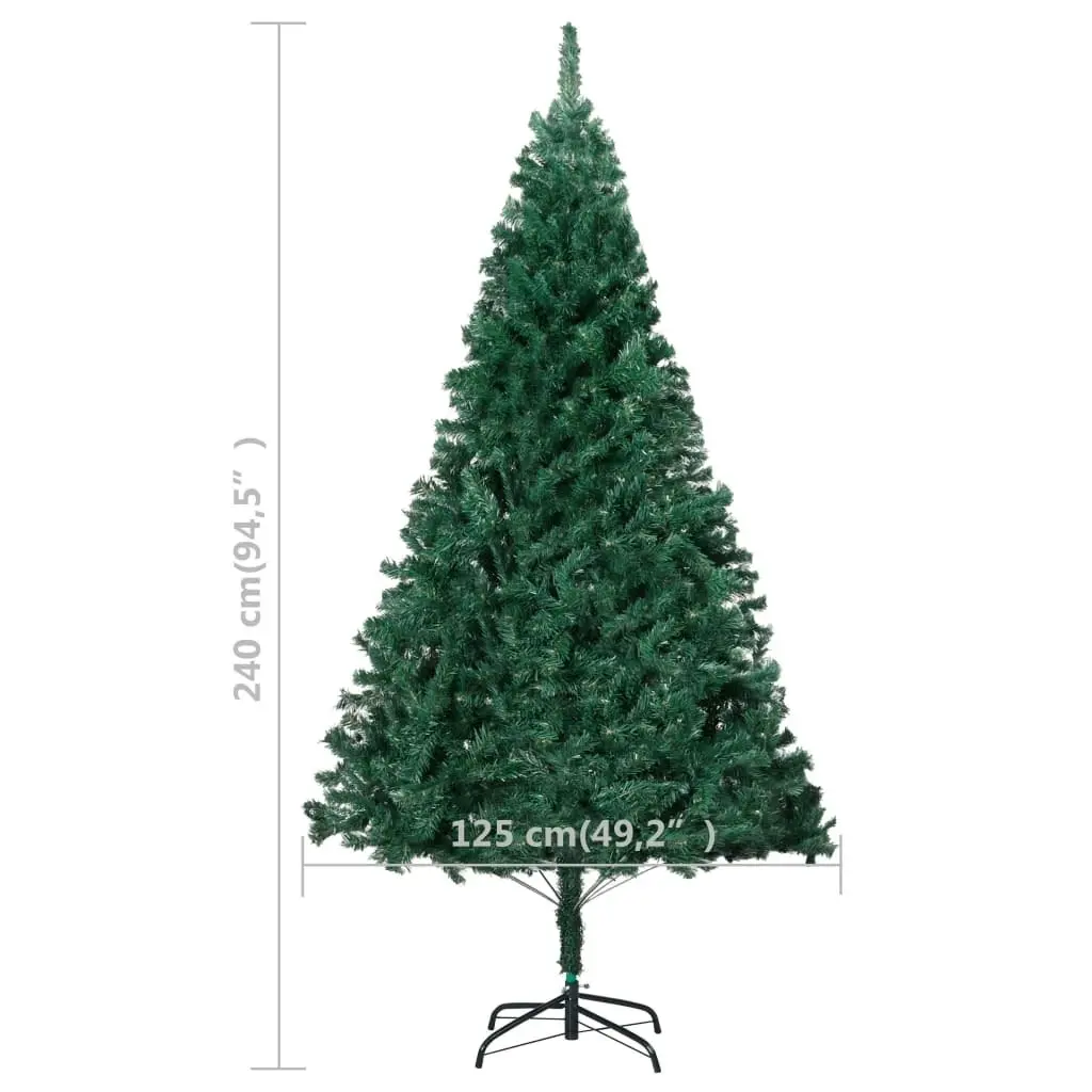 Artificial Pre-lit Christmas Tree with Ball Set Green 240 cm 3077624