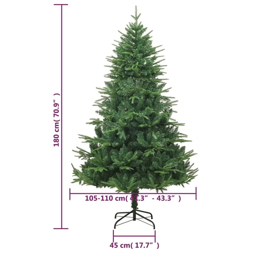 Artificial Christmas Tree Green 180 cm PVC&PE 328489