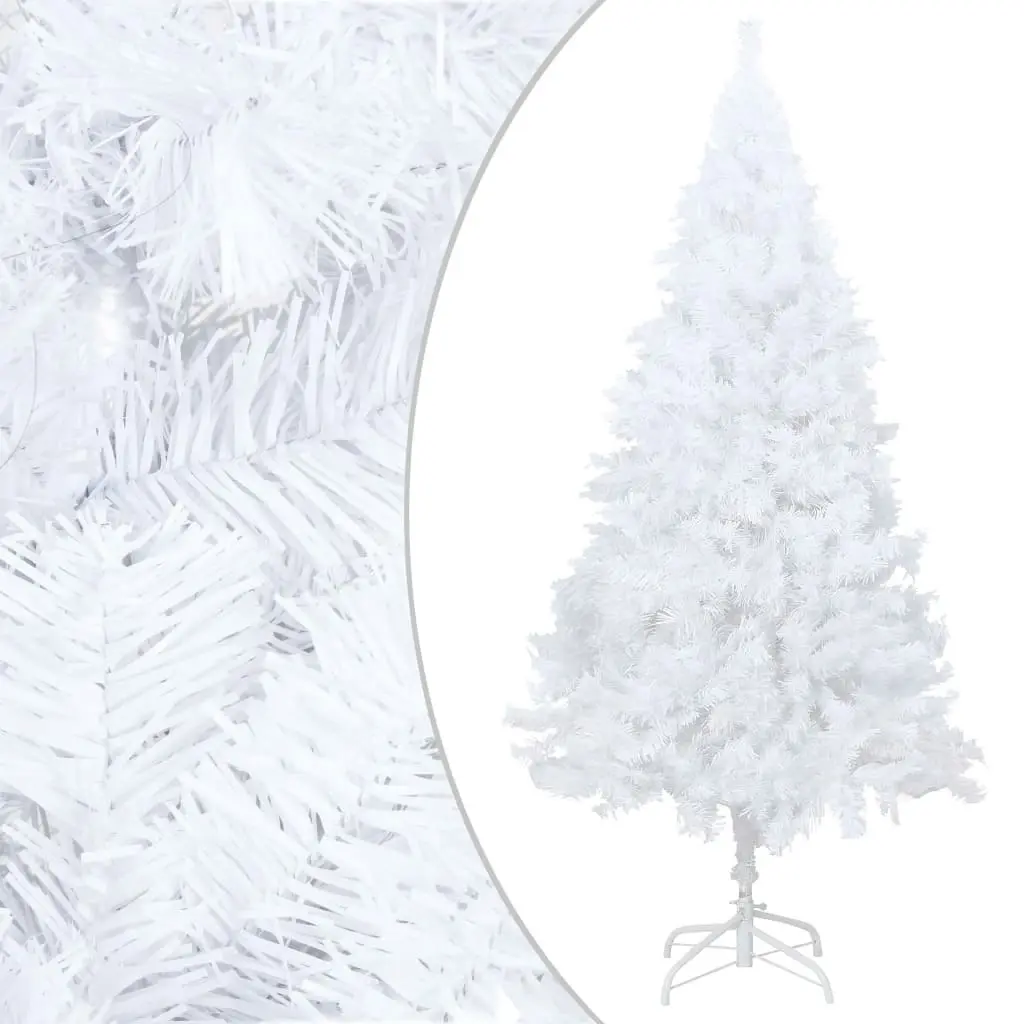 Artificial Pre-lit Christmas Tree with Ball Set White 210 cm PVC 3077628