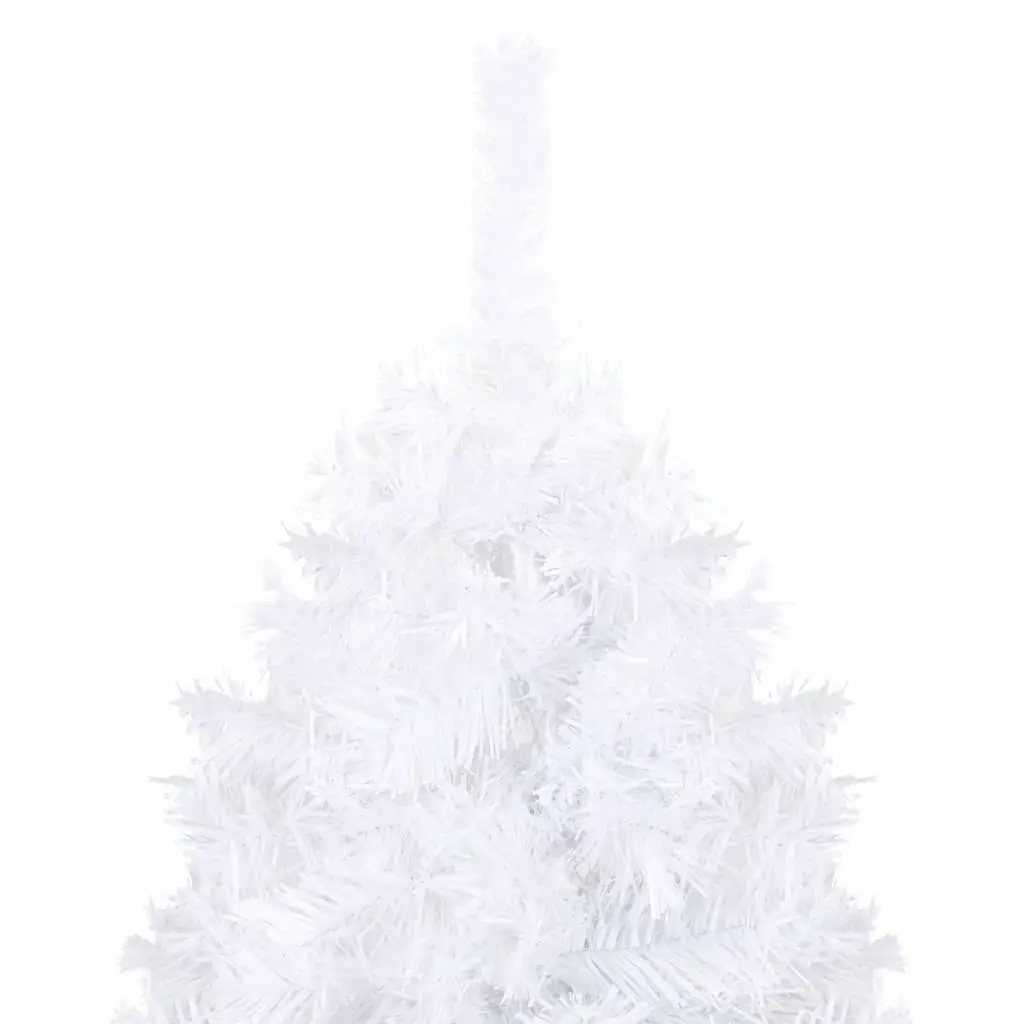 Artificial Pre-lit Christmas Tree with Ball Set White 180 cm PVC 3077713