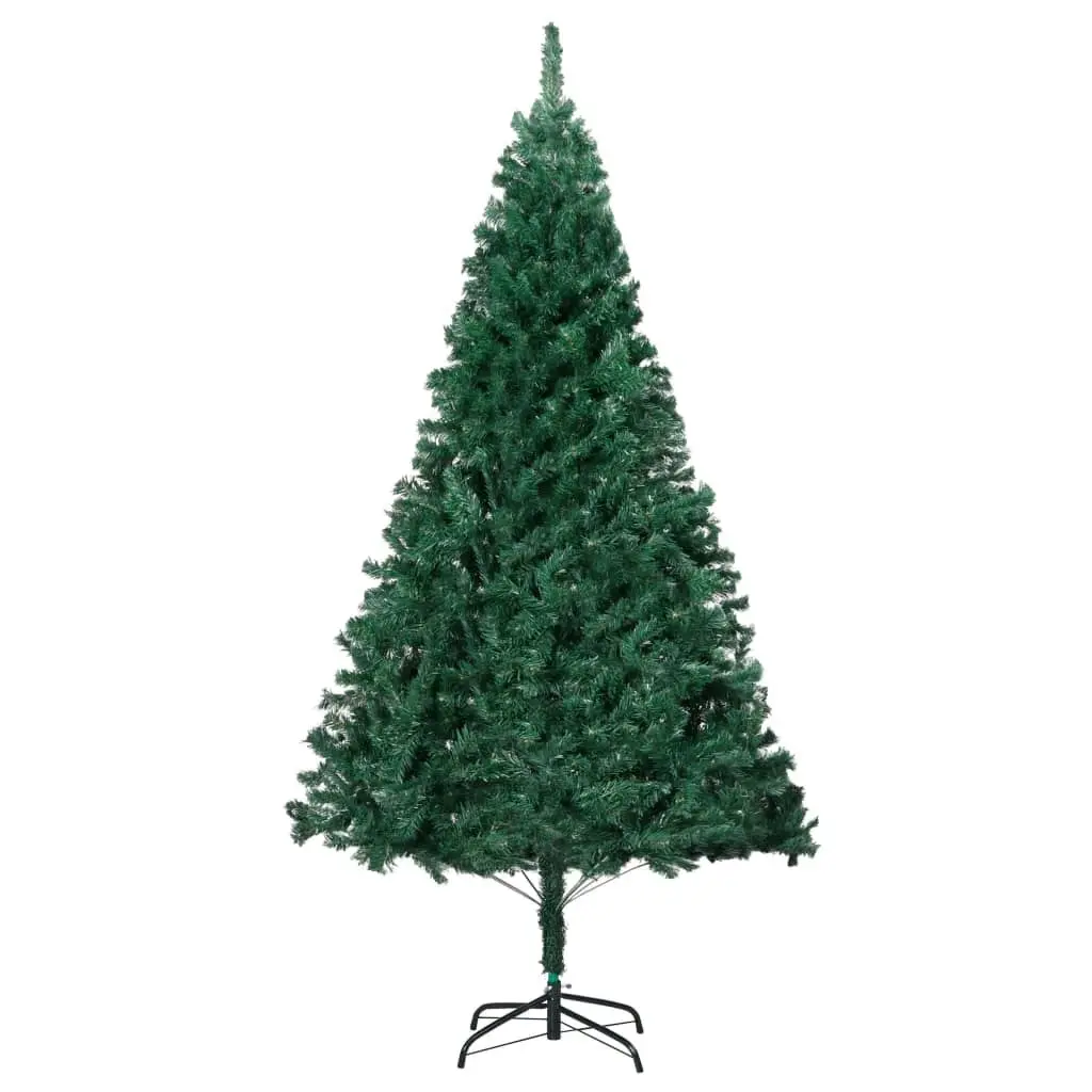 Artificial Pre-lit Christmas Tree with Thick Branches Green 240 cm 3077452