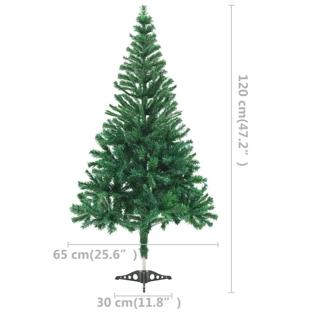 Artificial Pre-lit Christmas Tree with Stand 120 cm 230 Branches 3077401