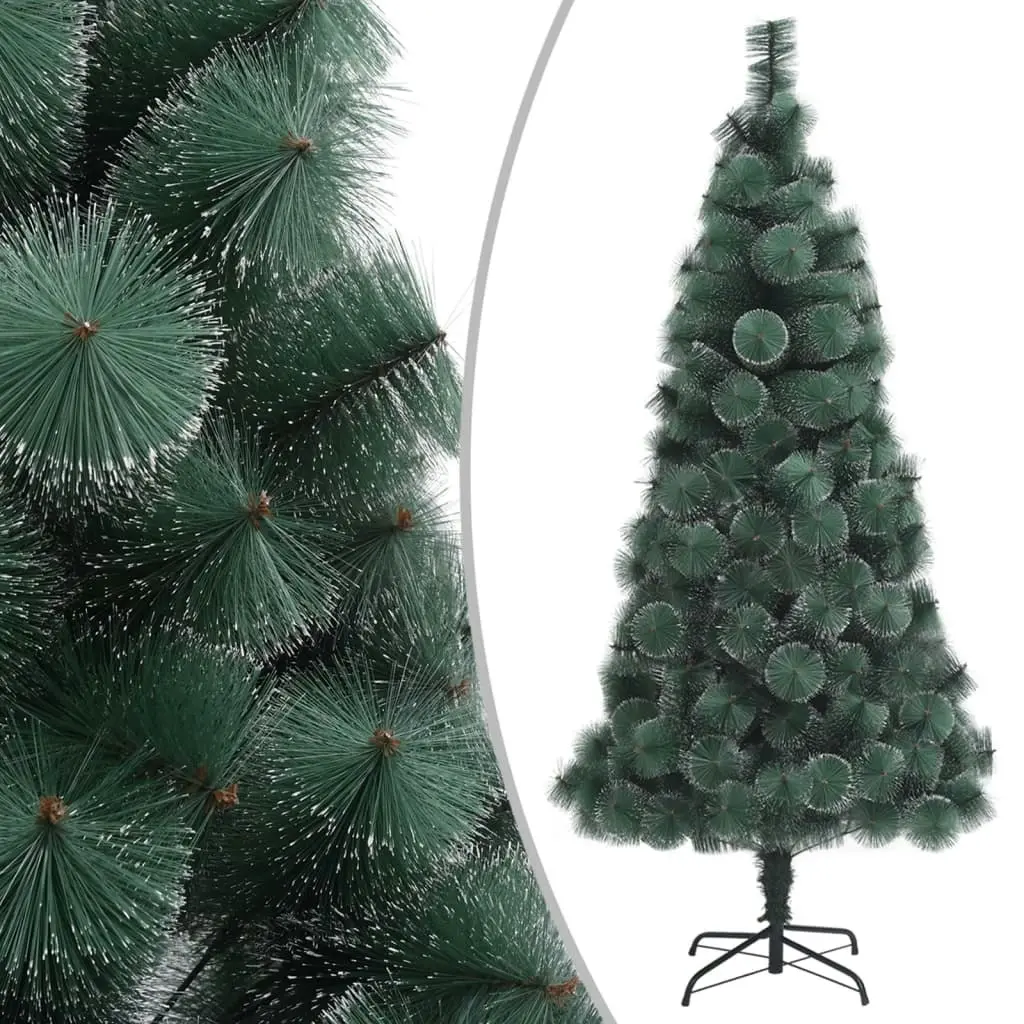 Artificial Pre-lit Christmas Tree with Stand Green 150 cm PET 3077774