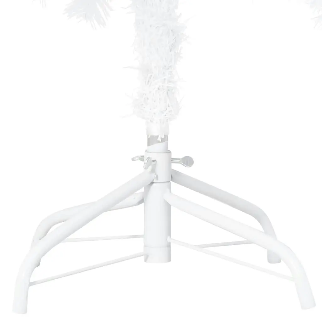 Artificial Pre-lit Christmas Tree with Thick Branches White 150 cm 3077454