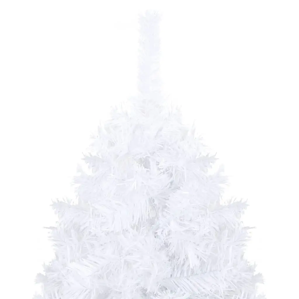 Artificial Pre-lit Christmas Tree with Thick Branches White 150 cm 3077454