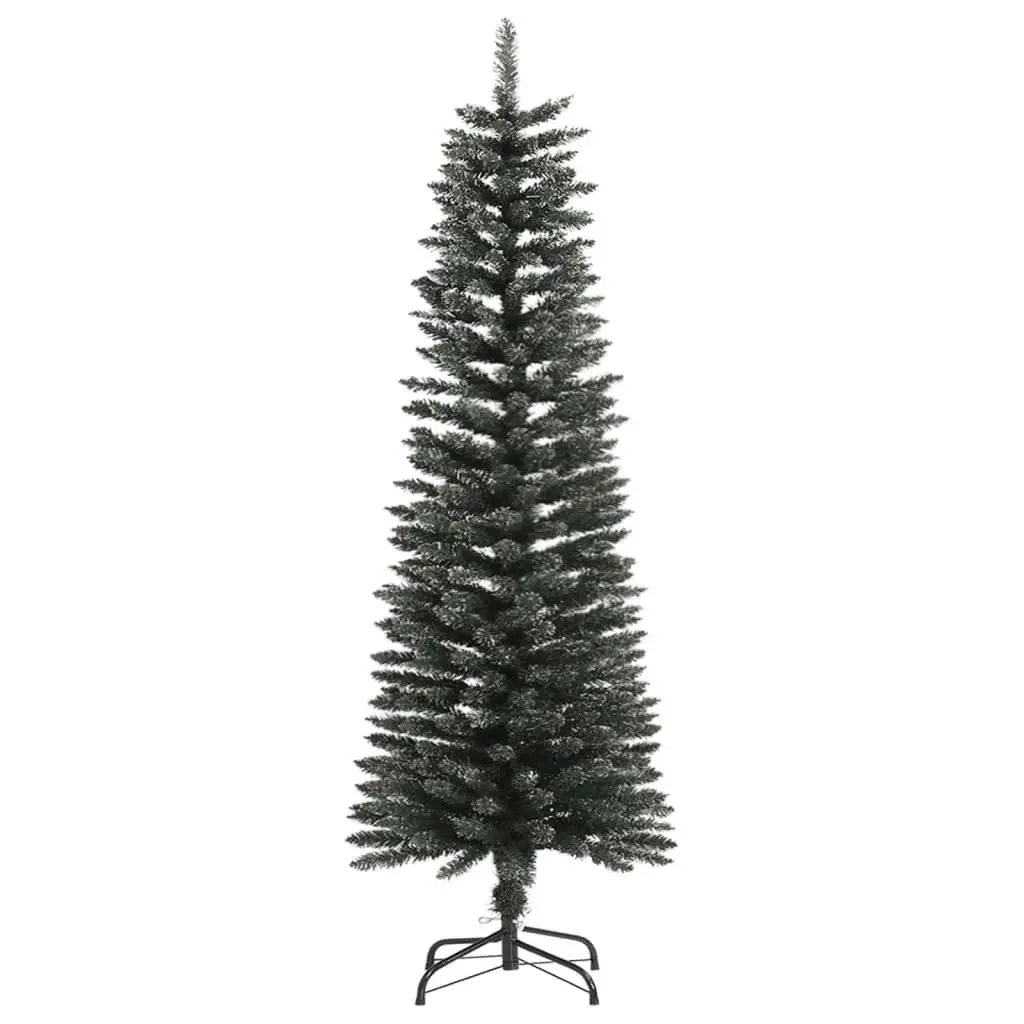 Artificial Slim Christmas Tree with Stand Green 120 cm PVC 345183