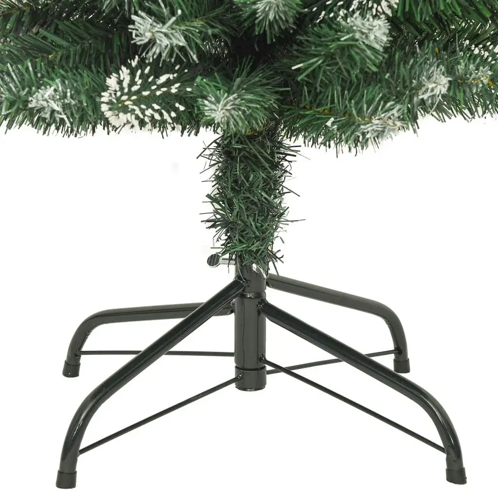 Artificial Slim Christmas Tree with Stand 210 cm PVC 345167