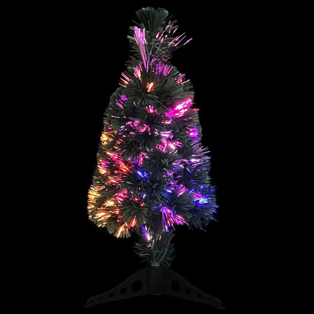 Artificial Slim Christmas Tree with Stand 64 cm Fibre Optic 329077