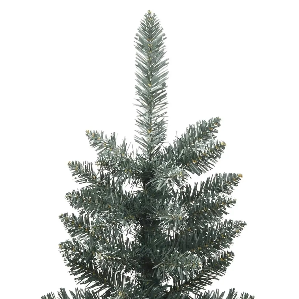 Artificial Slim Christmas Tree with Stand Green 240 cm PVC 345187