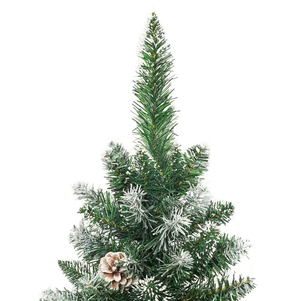 Artificial Slim Christmas Tree with Stand 120 cm PVC 345164