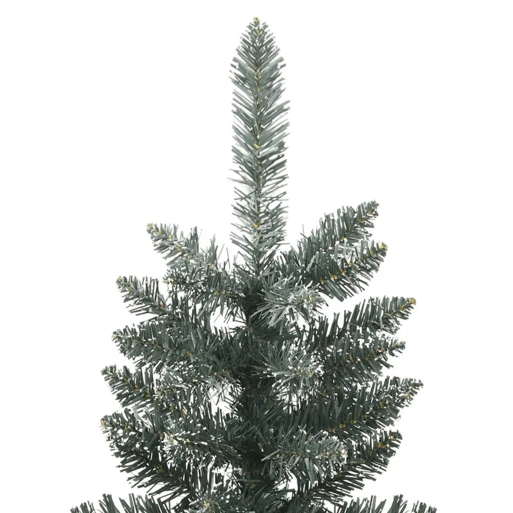 Artificial Slim Christmas Tree with Stand Green 210 cm PVC 345186