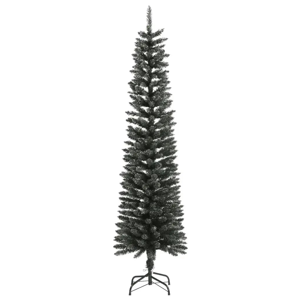 Artificial Slim Christmas Tree with Stand Green 180 cm PVC 345185