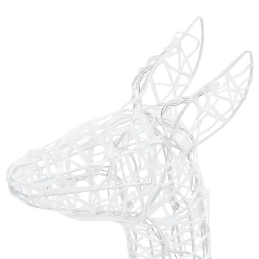 Acrylic Reindeer Family Christmas Decoration 160 LED Warm White 329789