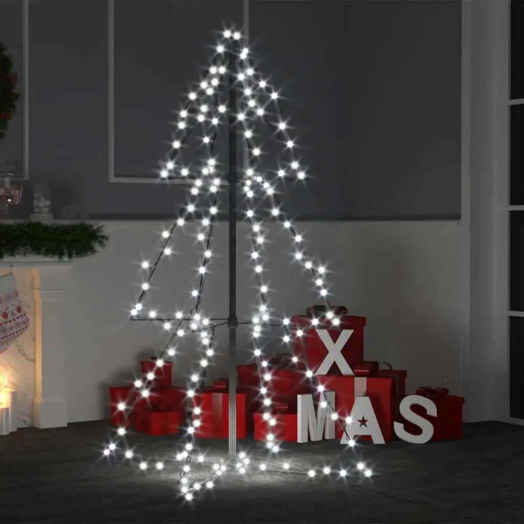 Christmas Cone Tree 160 LEDs Indoor and Outdoor 78x120 cm 328564