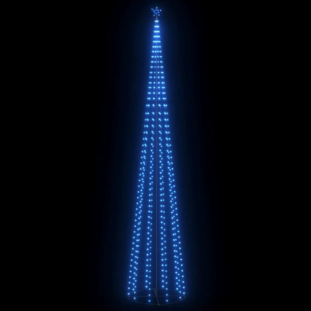 Christmas Cone Tree Blue 732 LEDs 160x500 cm 343702