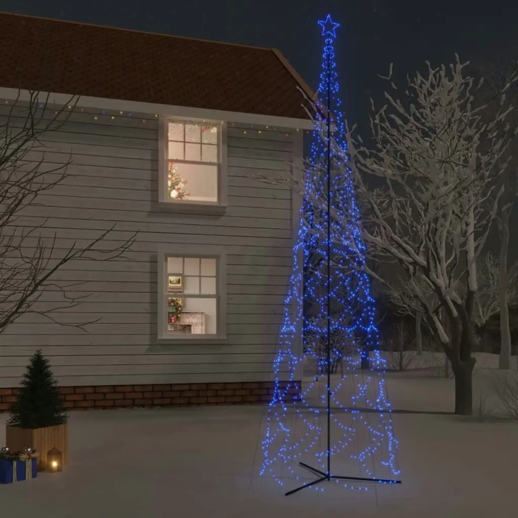 Christmas Cone Tree Blue 3000 LEDs 230x800 cm 343717