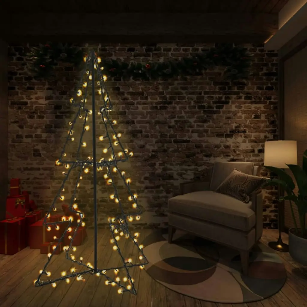 Christmas Cone Tree 240 LEDs Indoor and Outdoor 115x150 cm 51006