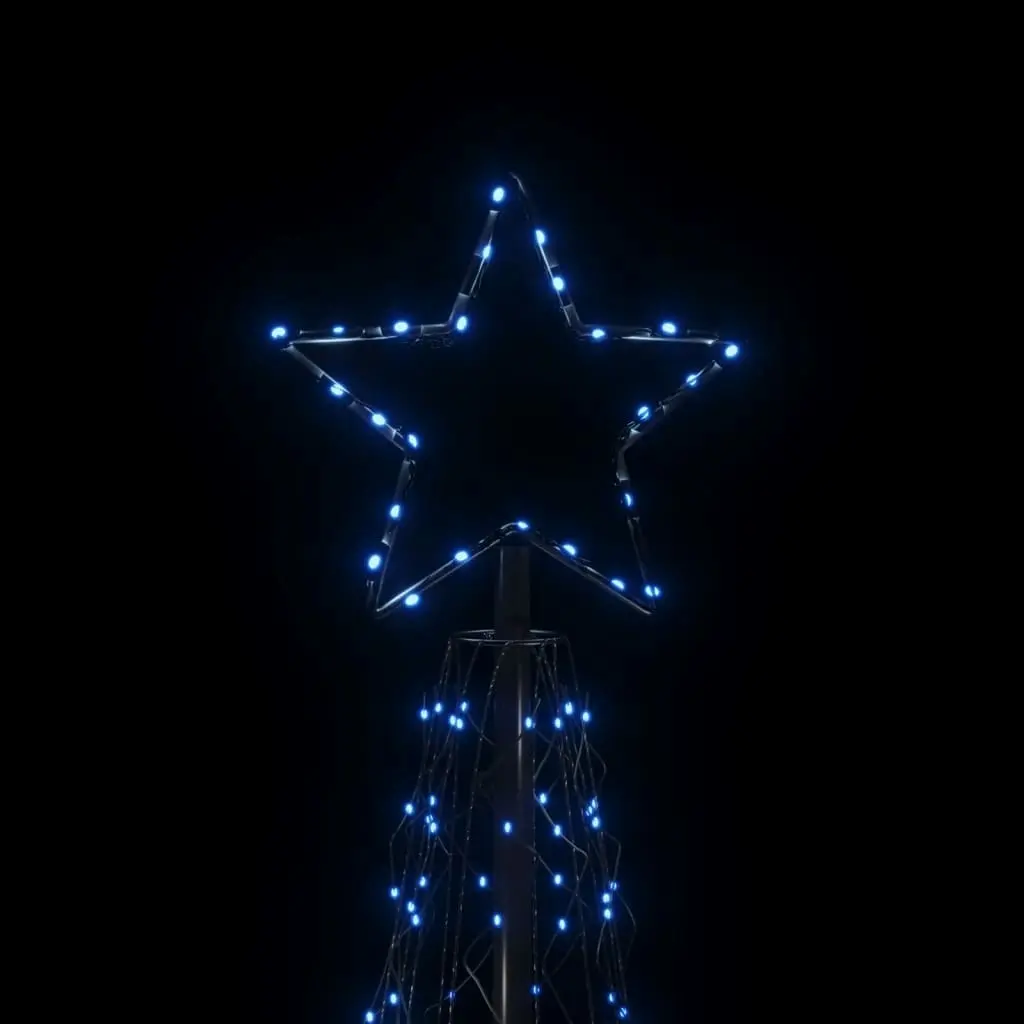 Christmas Cone Tree Blue 500 LEDs 100x300 cm 343709