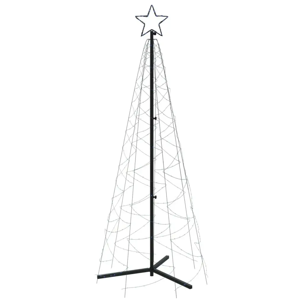 Christmas Cone Tree Blue 200 LEDs 70x180 cm 343503