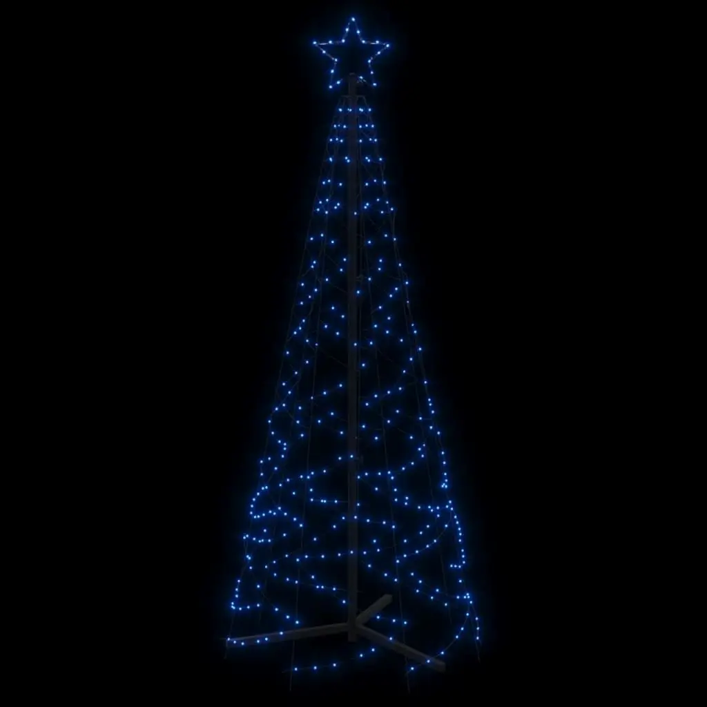 Christmas Cone Tree Blue 200 LEDs 70x180 cm 343503