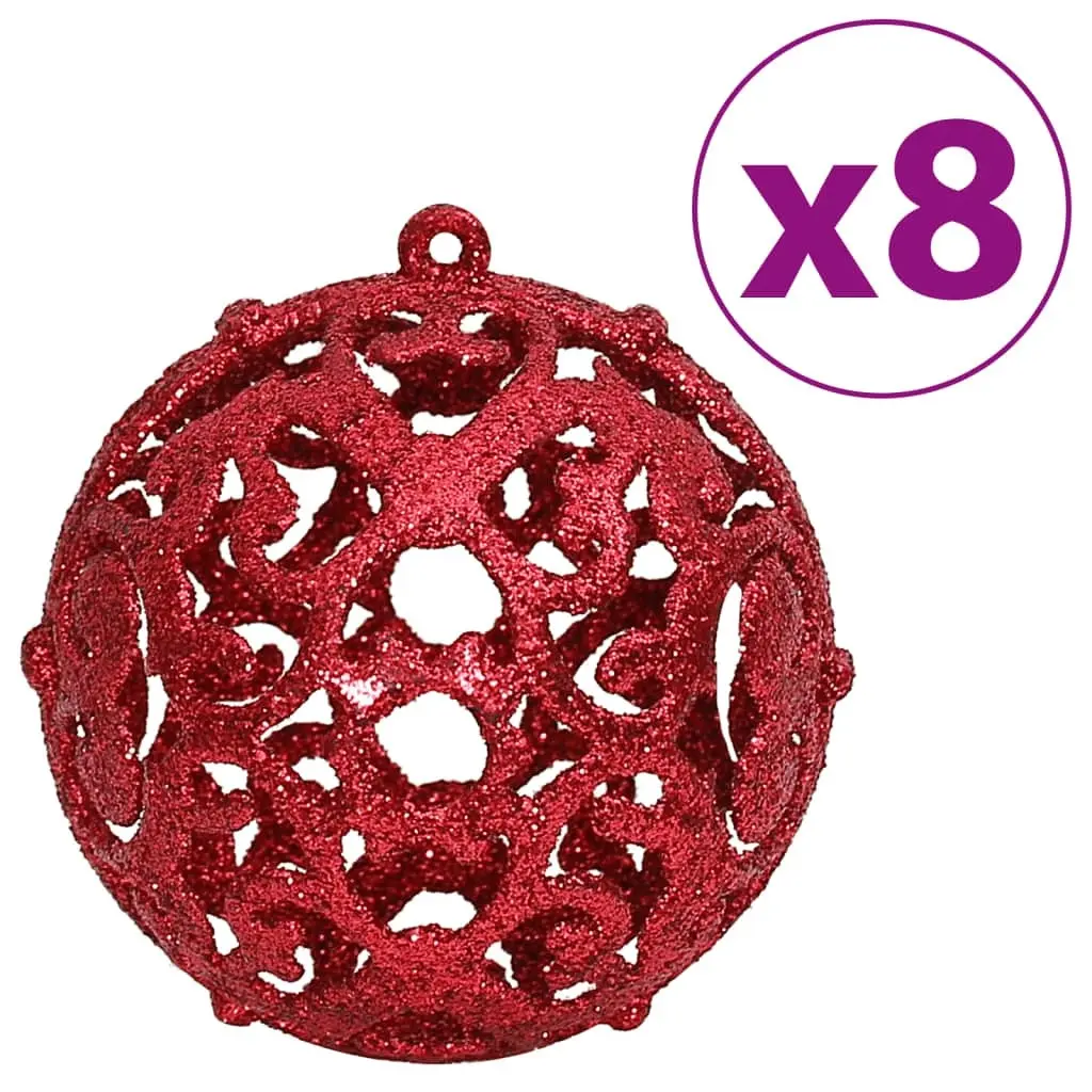 Christmas Baubles 100 pcs Wine Red 3 / 4 / 6 cm 356108