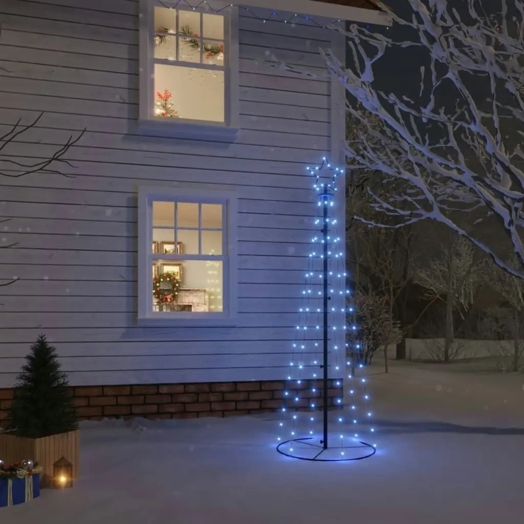 Christmas Cone Tree Blue 108 LEDs 70x180 cm 343488