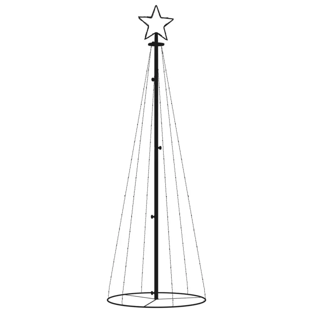 Christmas Cone Tree Blue 108 LEDs 70x180 cm 343488