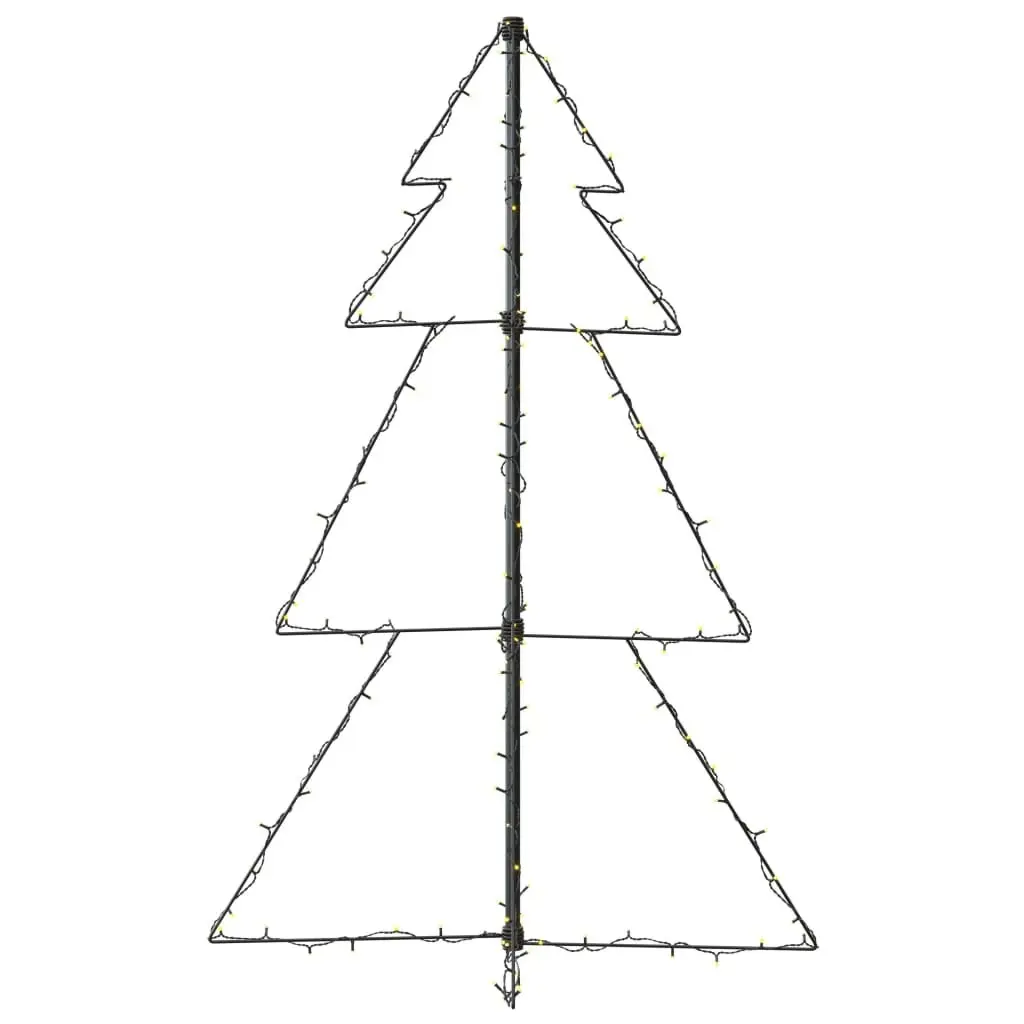 Christmas Cone Tree 160 LEDs Indoor and Outdoor 78x120 cm 328561