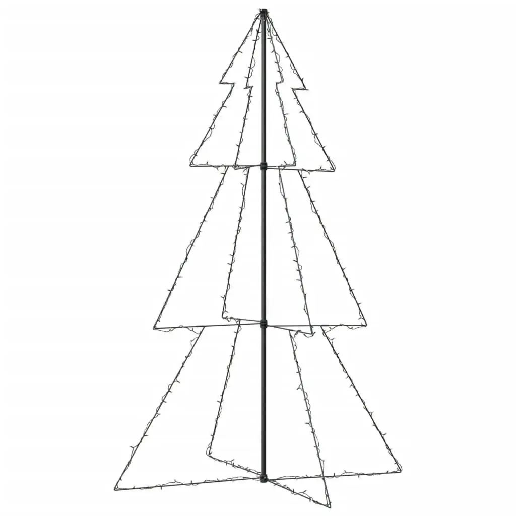 Christmas Cone Tree 240 LEDs Indoor and Outdoor 118x180 cm 328581