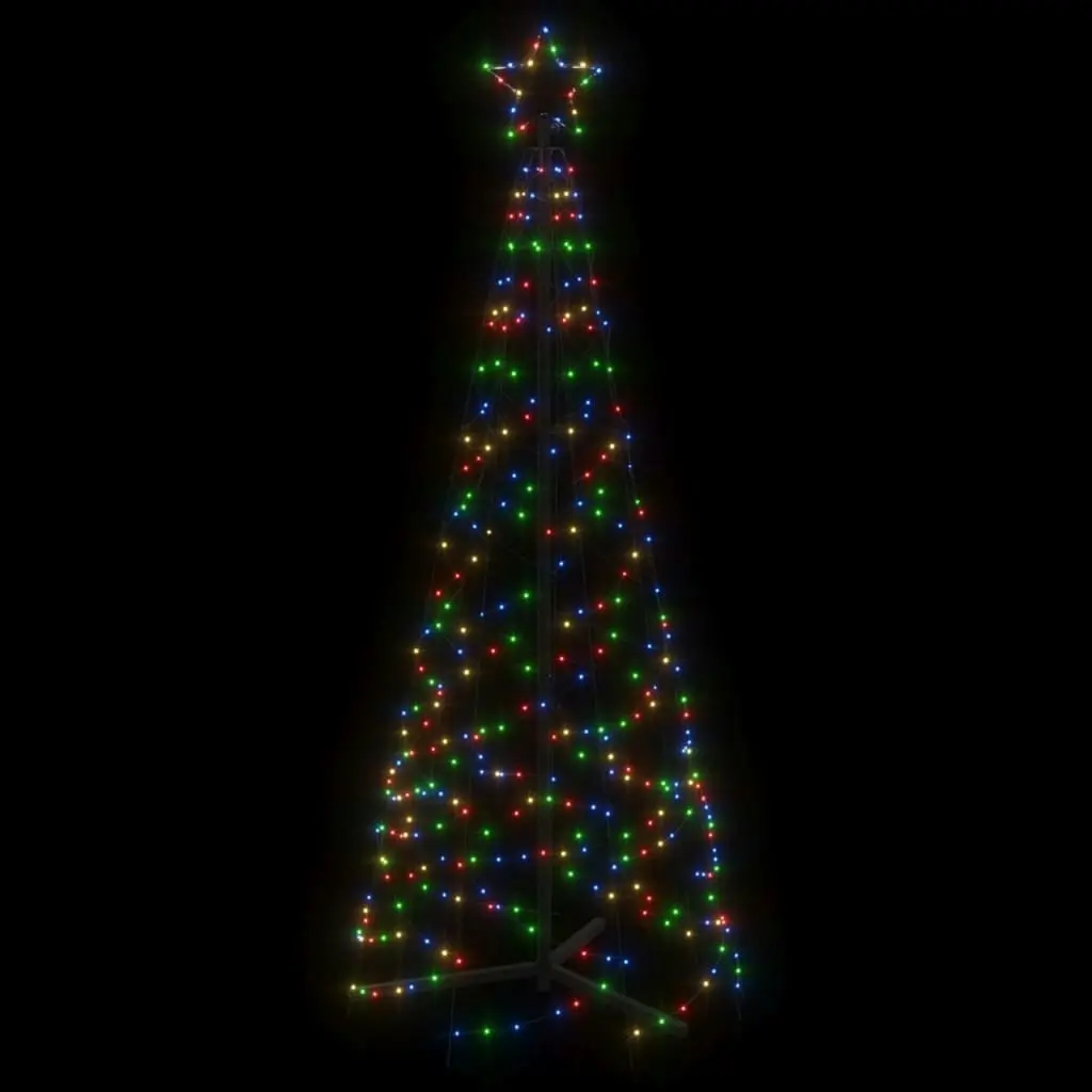 Christmas Cone Tree Colourful 200 LEDs 70x180 cm 343504