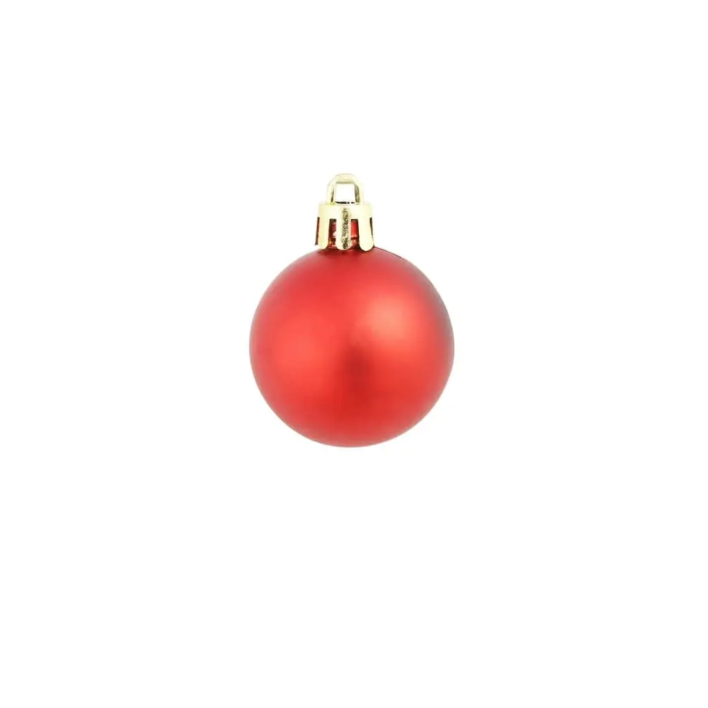 Christmas Balls 100 pcs Red/Gold/Green 245718