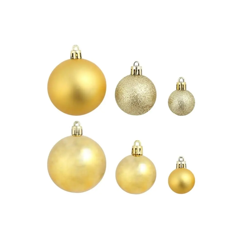 Christmas Balls 100 pcs Silver/Gold 245719