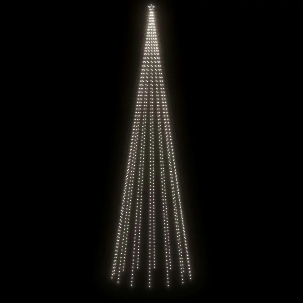 Christmas Cone Tree Cold White 3000 LEDs 230x800 cm 343705