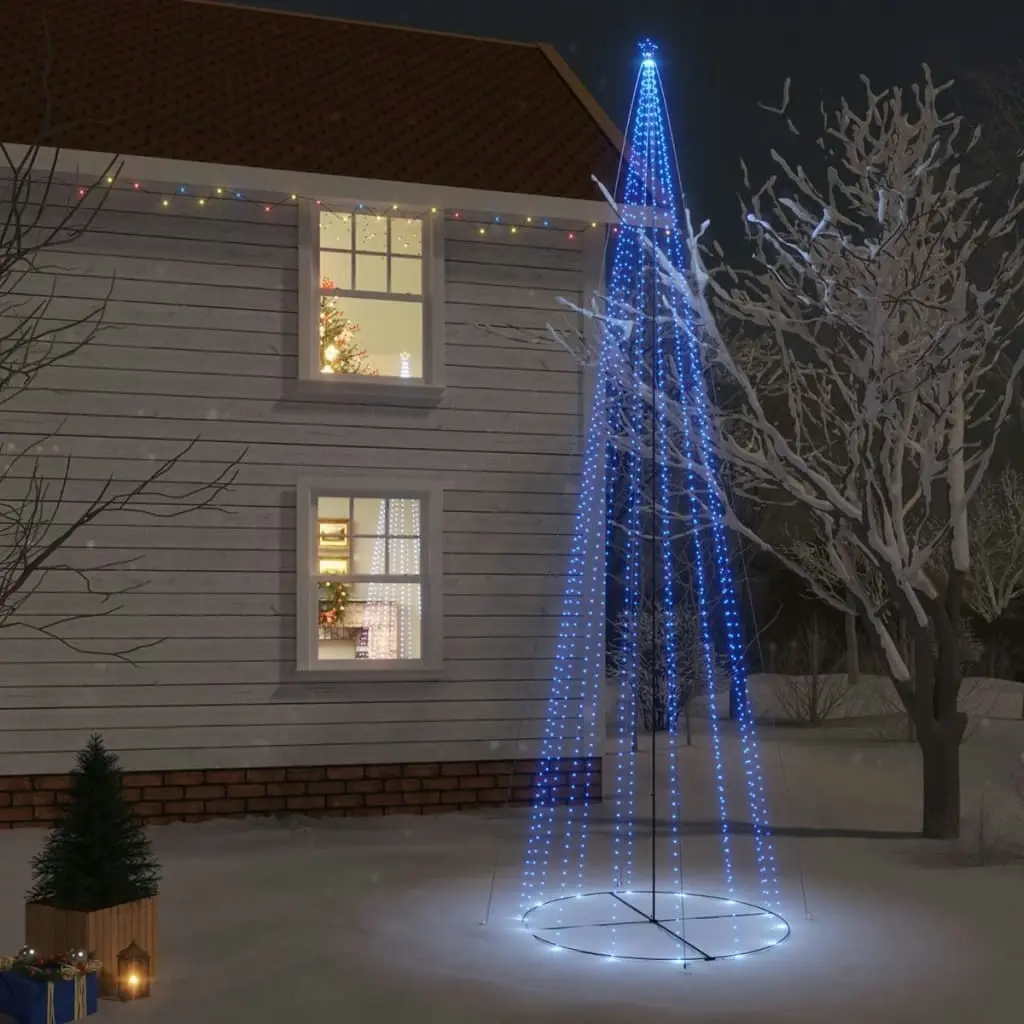 Christmas Cone Tree Blue 3000 LEDs 230x800 cm 343706