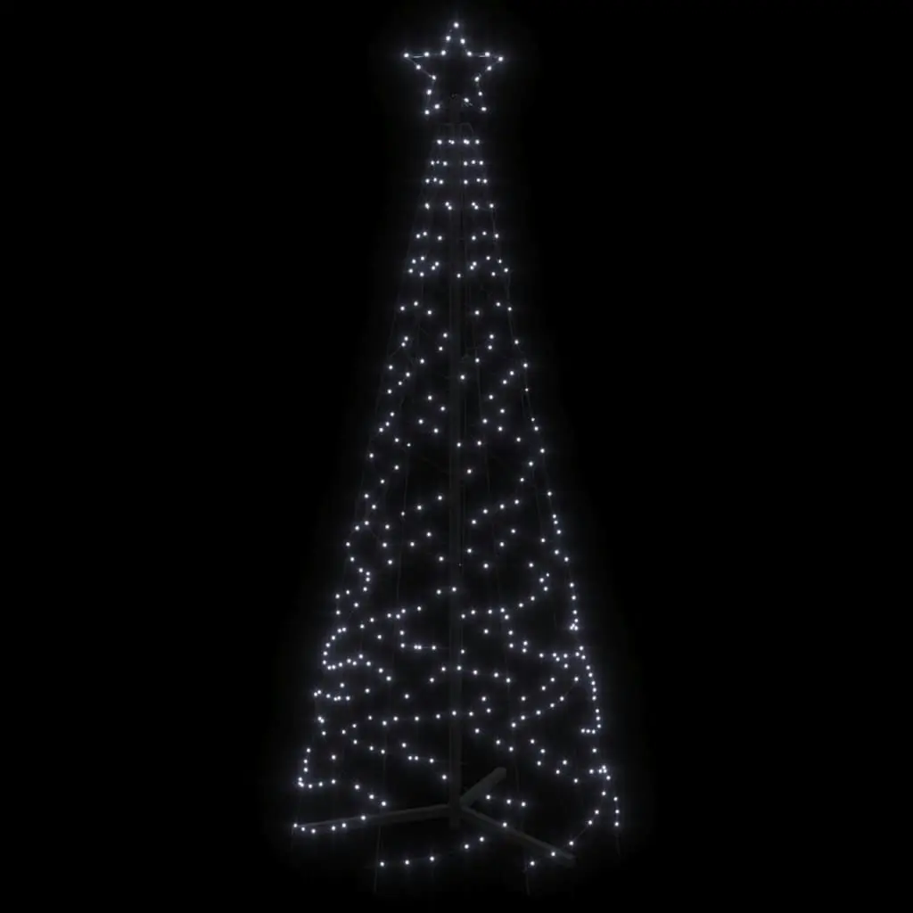 Christmas Cone Tree Cold White 200 LEDs 70x180 cm 343502